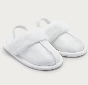 The White Company London Sparkle Mule White Slippers