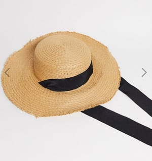 Boardmans Sun Hat With Tan Trim Detailing