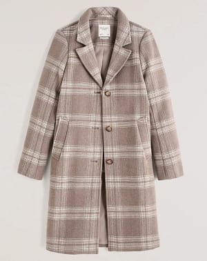 Wool-Blend Dad Coat