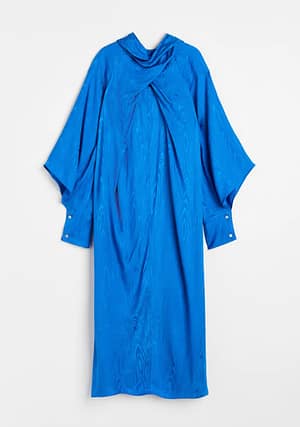Jacquard-weave dress