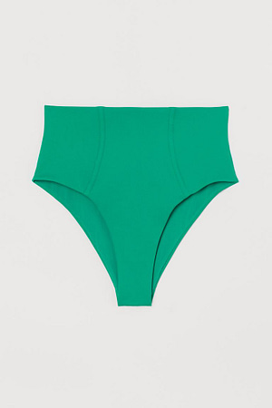 High-waist bikini bottoms